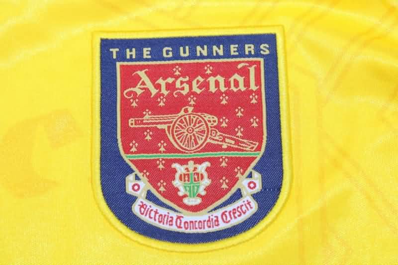 Thailand Quality(AAA) 1996/97 Arsenal Away Retro Soccer Jersey