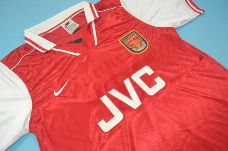 Thailand Quality(AAA) 1996/98 Arsenal Home Retro Soccer Jersey