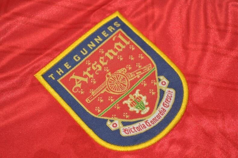 Thailand Quality(AAA) 1996/98 Arsenal Home Retro Soccer Jersey