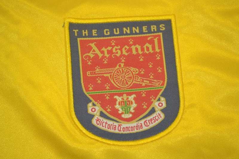 Thailand Quality(AAA) 1997/99 Arsenal Away Retro Soccer Jersey