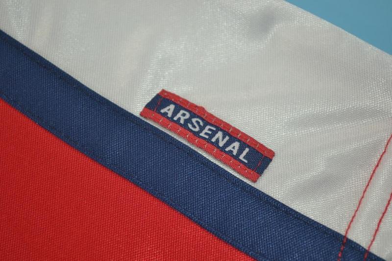 Thailand Quality(AAA) 1998/99 Arsenal Home Retro Soccer Jersey(L/S)