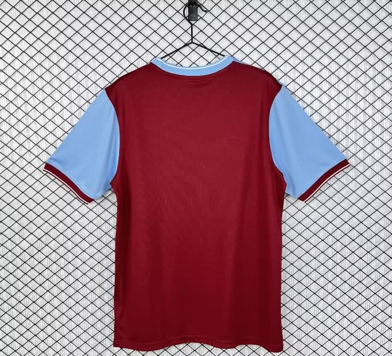 Thailand Quality(AAA) 2009/10 Aston Villa Home Retro Soccer Jersey