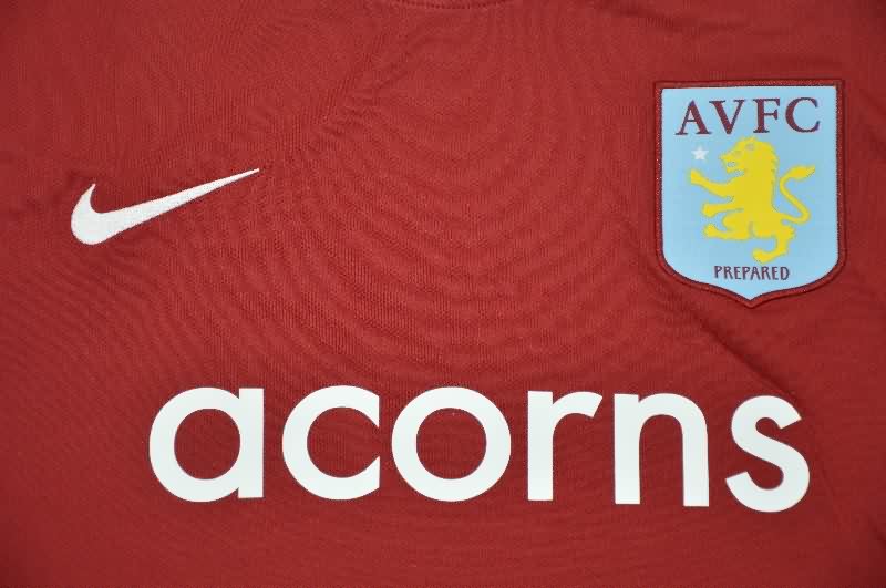 Thailand Quality(AAA) 2009/10 Aston Villa Home Retro Soccer Jersey