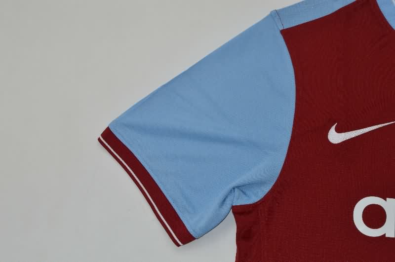 Thailand Quality(AAA) 2009/10 Aston Villa Home Retro Soccer Jersey