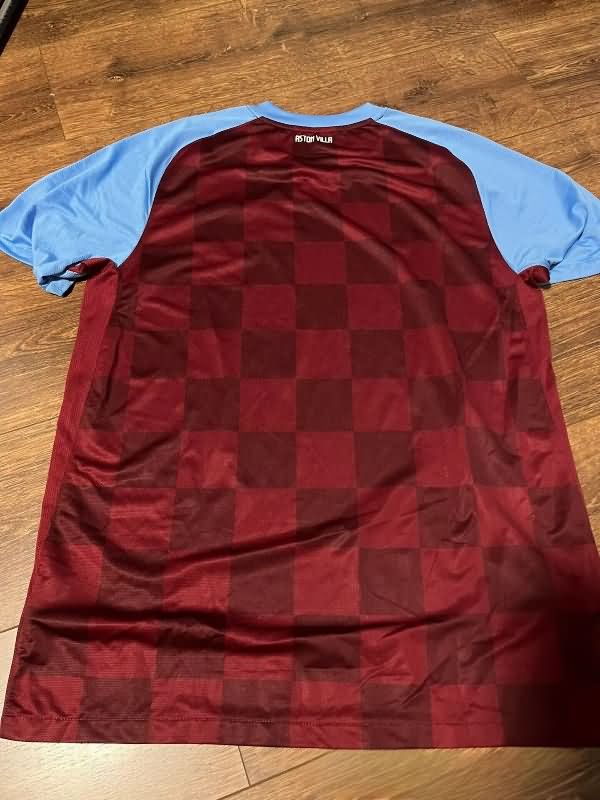 Thailand Quality(AAA) 2011/12 Aston Villa Home Retro Soccer Jersey