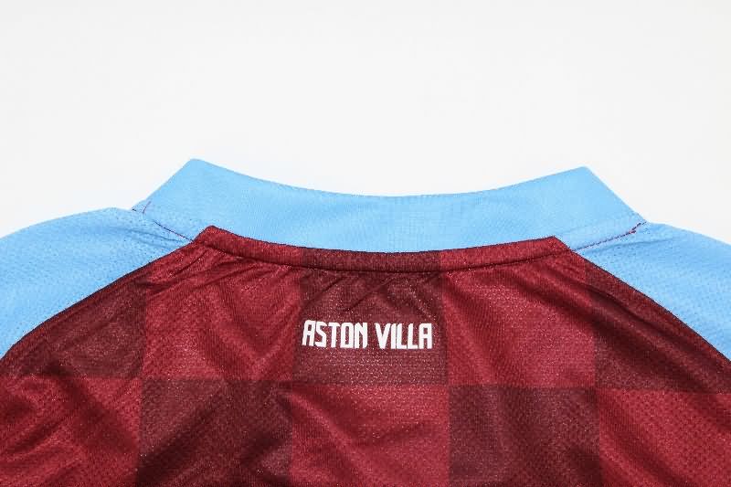 Thailand Quality(AAA) 2011/12 Aston Villa Home Retro Soccer Jersey