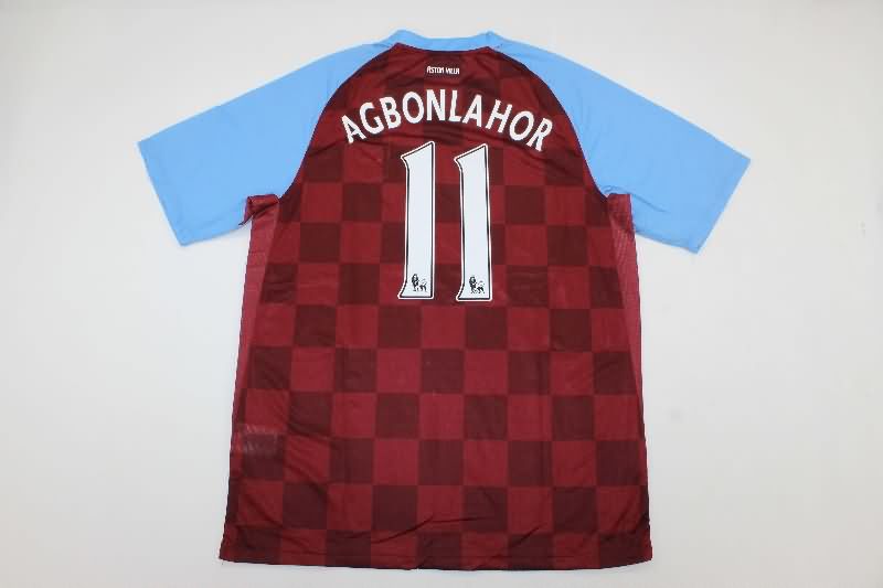 Thailand Quality(AAA) 2011/12 Aston Villa Home Retro Soccer Jersey