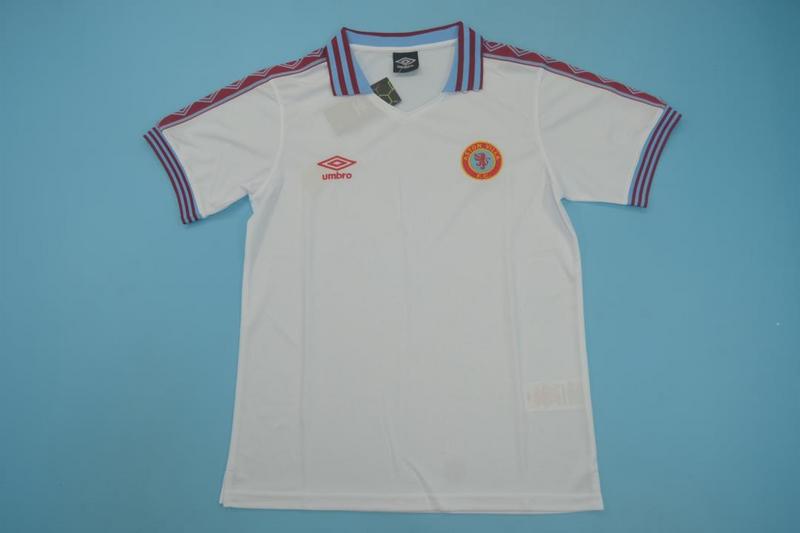 Thailand Quality(AAA) 1980/81 Aston Villa Away Retro Soccer Jersey