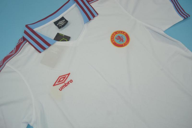Thailand Quality(AAA) 1980/81 Aston Villa Away Retro Soccer Jersey