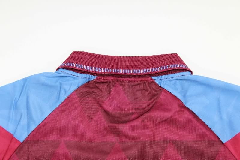 Thailand Quality(AAA) 1990/92 Aston Villa Home Retro Soccer Jersey