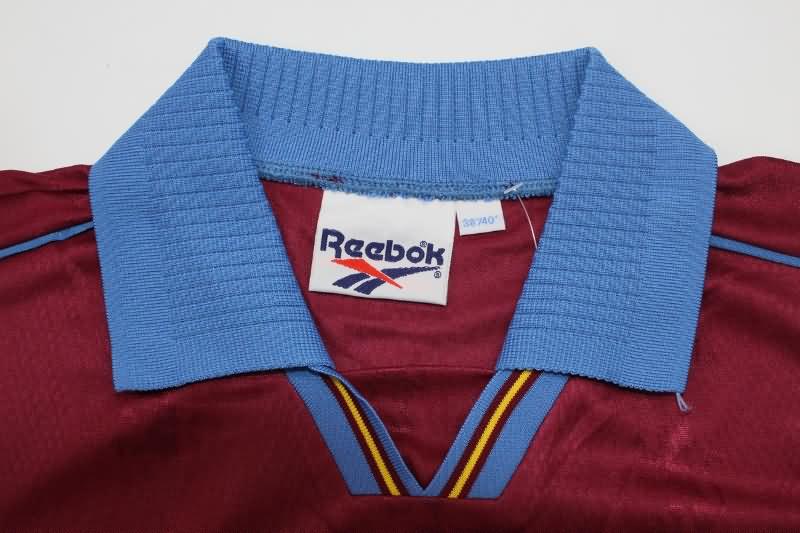 Thailand Quality(AAA) 1995/96 Aston Villa Home Retro Soccer Jersey