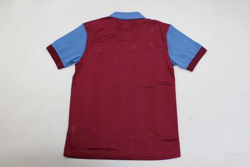 Thailand Quality(AAA) 1995/96 Aston Villa Home Retro Soccer Jersey