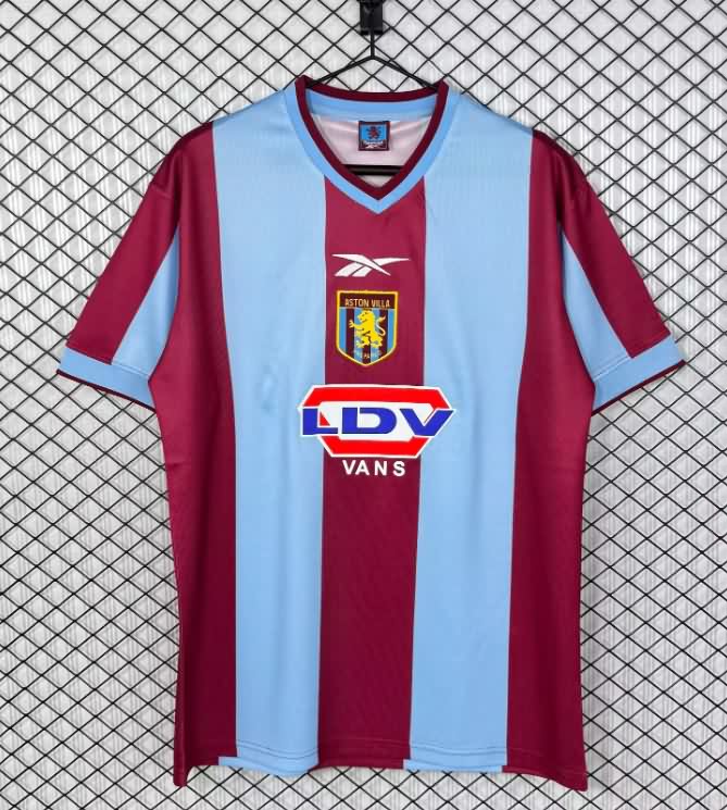 Thailand Quality(AAA) 1999/00 Aston Villa Home Retro Soccer Jersey Thailand Quality(AAA) 1999/00 Aston Villa Home Retro Soccer Jersey