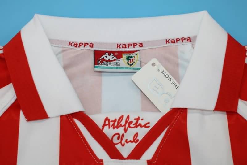 Thailand Quality(AAA) 1995/97 Athletic Bilbao Home Retro Soccer Jersey