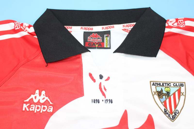 Thailand Quality(AAA) 1997/98 Athletic Bilbao Home Retro Soccer Jersey