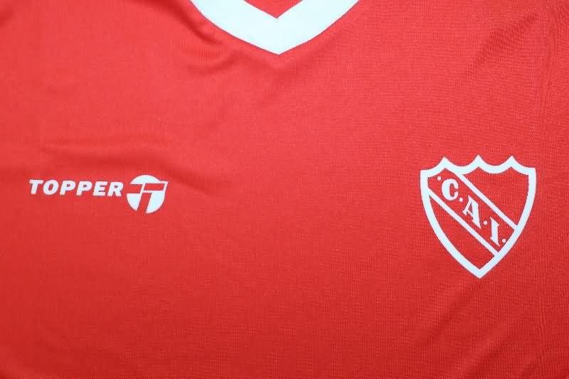 Thailand Quality(AAA) 1982/85 Atletico Independiente Home Long Sleeve Retro Soccer Jersey