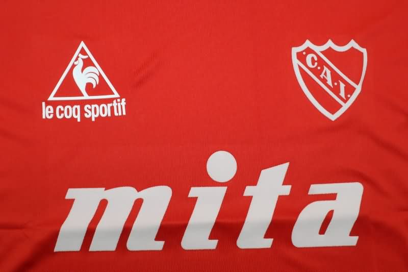 Thailand Quality(AAA) 1986/88 Atletico Independiente Home Retro Soccer Jersey
