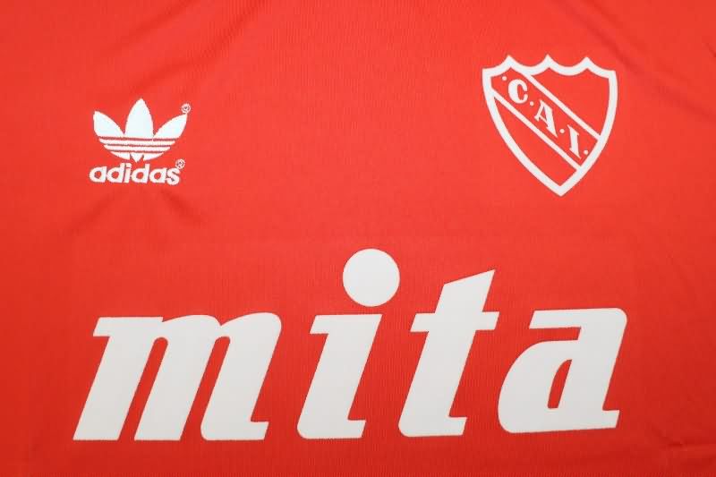 Thailand Quality(AAA) 1989/90 Atletico Independiente Home Retro Soccer Jersey