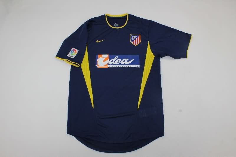 Thailand Quality(AAA) 2002/03 Atletico Madrid Away Retro Soccer Jersey