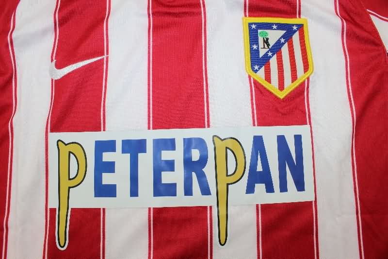 Thailand Quality(AAA) 2003/04 Atletico Madrid Home Retro Soccer Jersey