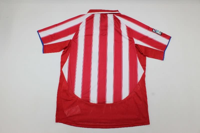 Thailand Quality(AAA) 2003/04 Atletico Madrid Home Retro Soccer Jersey