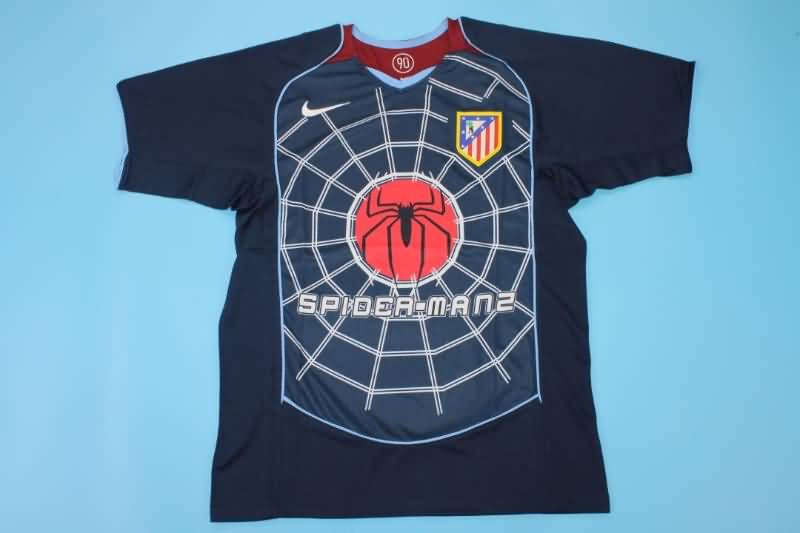 Thailand Quality(AAA) 2004/05 Atletico Madrid Away Retro Soccer Jersey