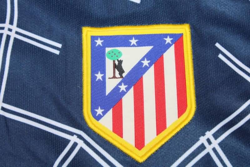 Thailand Quality(AAA) 2004/05 Atletico Madrid Away Retro Soccer Jersey