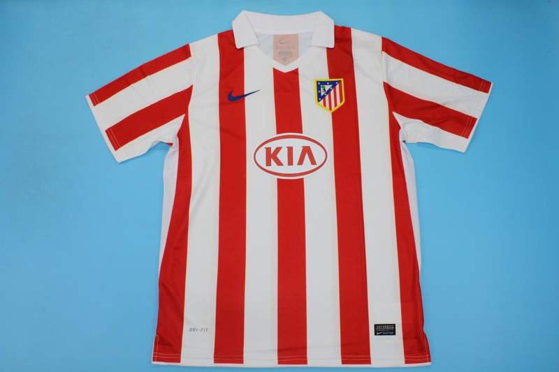 Thailand Quality(AAA) 2010/11 Atletico Madrid Home Retro Soccer Jersey