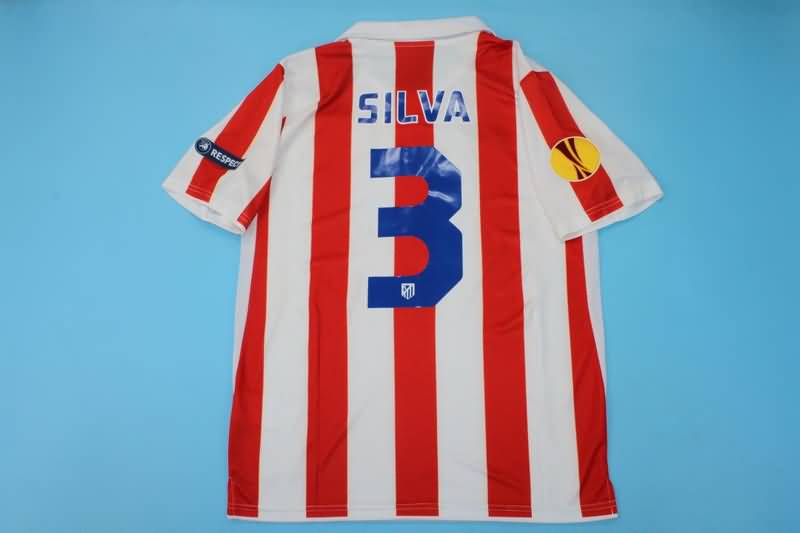 Thailand Quality(AAA) 2010/11 Atletico Madrid Home Retro Soccer Jersey