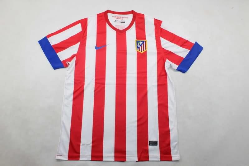 Thailand Quality(AAA) 2012/13 Atletico Madrid Home Retro Soccer Jersey