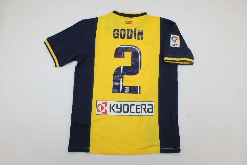 Thailand Quality(AAA) 2013/14 Atletico Madrid Away Retro Soccer Jersey