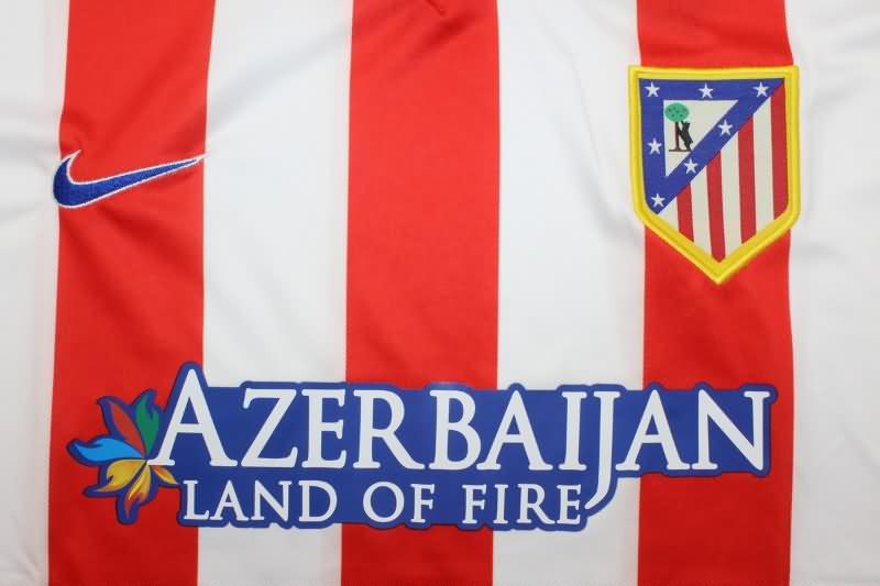 Thailand Quality(AAA) 2013/14 Atletico Madrid Home Retro Soccer Jersey