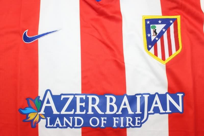 Thailand Quality(AAA) 2014/15 Atletico Madrid Home Retro Soccer Jersey