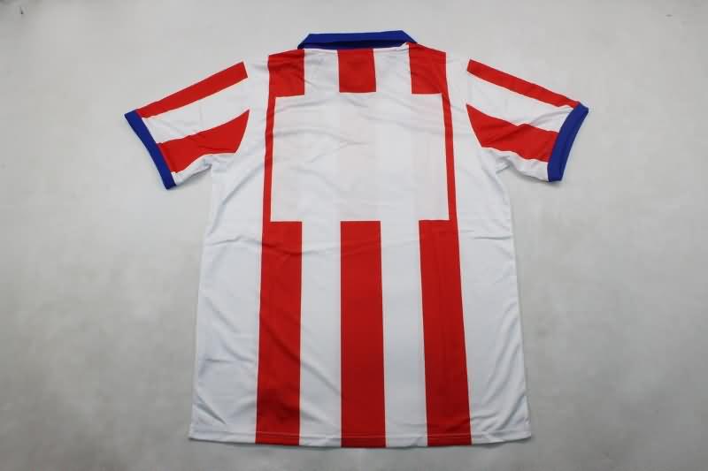 Thailand Quality(AAA) 2014/15 Atletico Madrid Home Retro Soccer Jersey