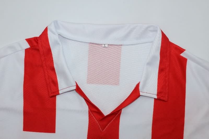 Thailand Quality(AAA) 1987/89 Atletico Madrid Home Retro Soccer Jersey
