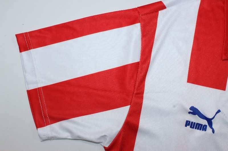 Thailand Quality(AAA) 1989/90 Atletico Madrid Home Retro Soccer Jersey