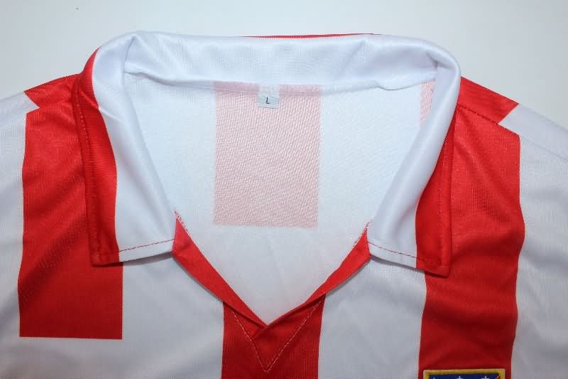 Thailand Quality(AAA) 1991/92 Atletico Madrid Home Retro Soccer Jersey