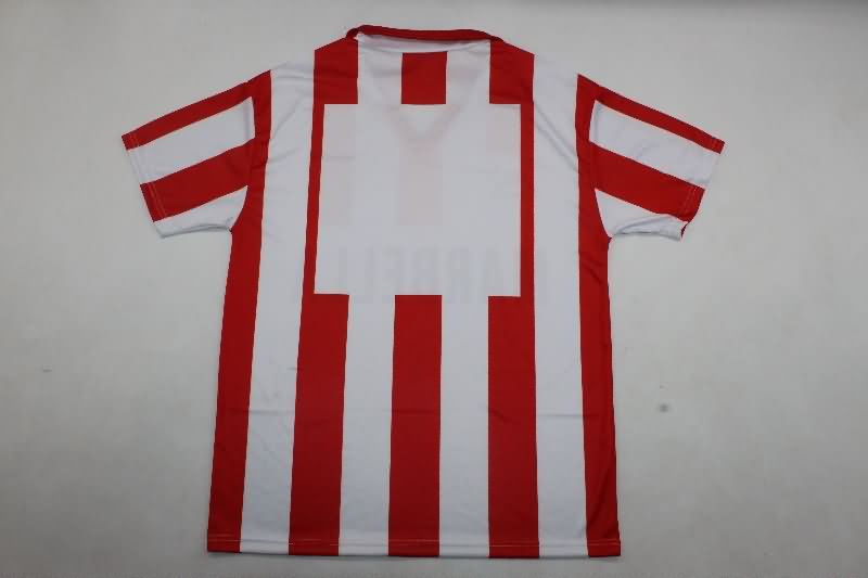 Thailand Quality(AAA) 1991/92 Atletico Madrid Home Retro Soccer Jersey