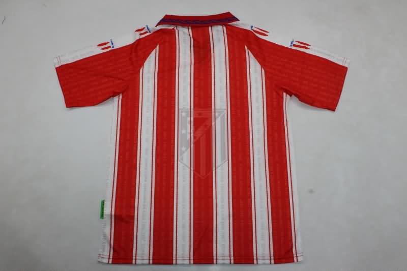 Thailand Quality(AAA) 1995/96 Atletico Madrid Home Retro Soccer Jersey