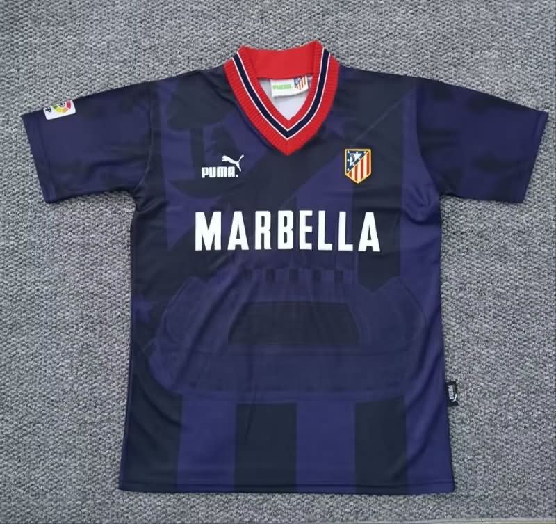 Thailand Quality(AAA) 1995/96 Atletico Madrid Third Retro Soccer Jersey