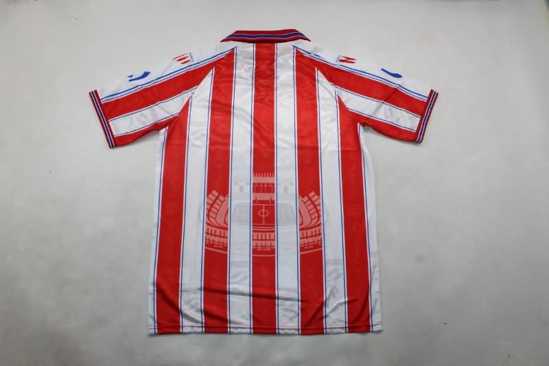 Thailand Quality(AAA) 1996/97 Atletico Madrid Home Retro Soccer Jersey