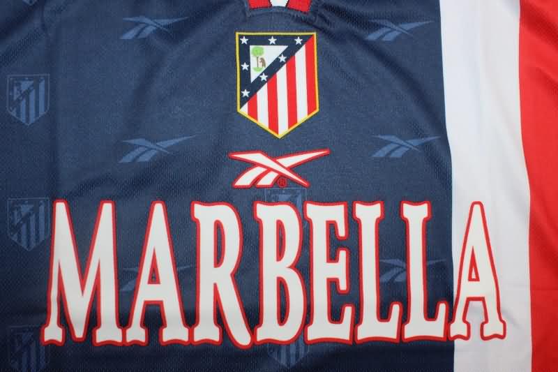 Thailand Quality(AAA) 1998/99 Atletico Madrid Away Retro Soccer Jersey