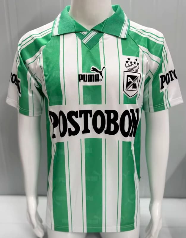 Thailand Quality(AAA) 1997/98 Atletico Nacional Home Retro Soccer Jersey