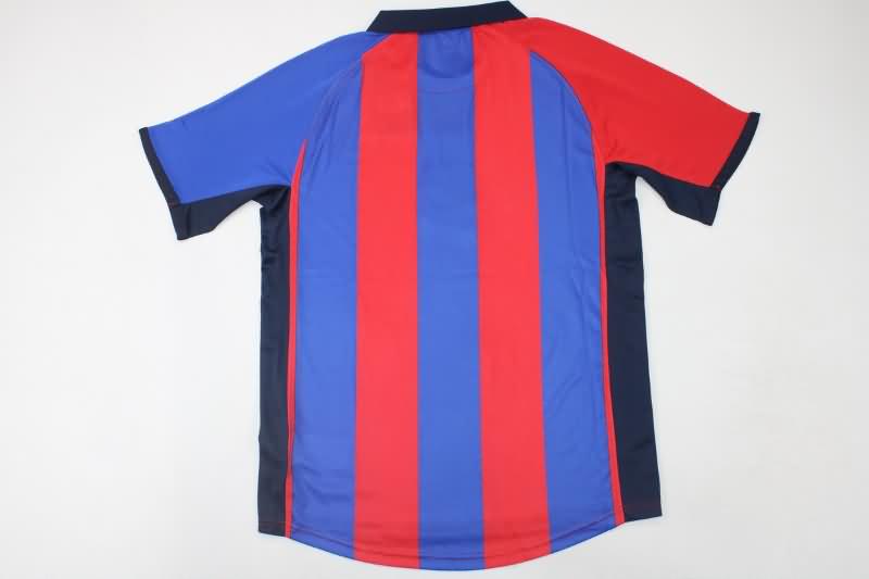 Thailand Quality(AAA) 2001/02 Barcelona Home Retro Soccer Jersey