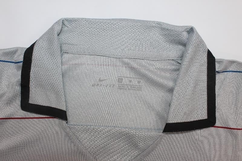 Thailand Quality(AAA) 2003/04 Barcelona Away Long Sleeve Retro Soccer Jersey