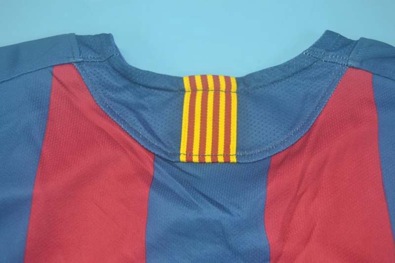 Thailand Quality(AAA) 2005/06 Barcelona Home Retro Soccer Jersey(L/S)