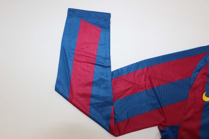 Thailand Quality(AAA) 2005/06 Barcelona Home UCL Long Retro Soccer Jersey