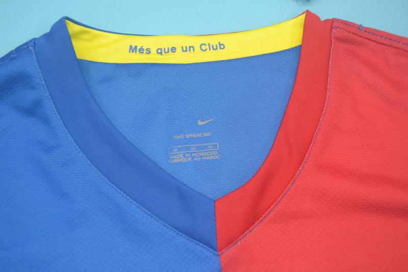 Thailand Quality(AAA) 2006/07 Barcelona Home Retro Soccer Jersey