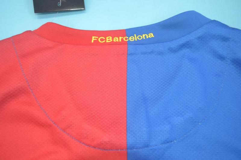 Thailand Quality(AAA) 2006/07 Barcelona Home Retro Soccer Jersey
