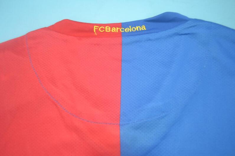 Thailand Quality(AAA) 2006/07 Barcelona Home Retro Soccer Jersey(L/S)